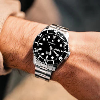 Reloj Suizo Oruss Sterling Ascend Submarine – Negro Metálico