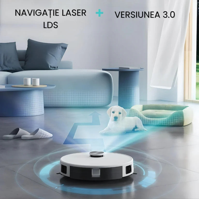 Aspiradora Robótica Inteligente 3 en 1 CleanPro™